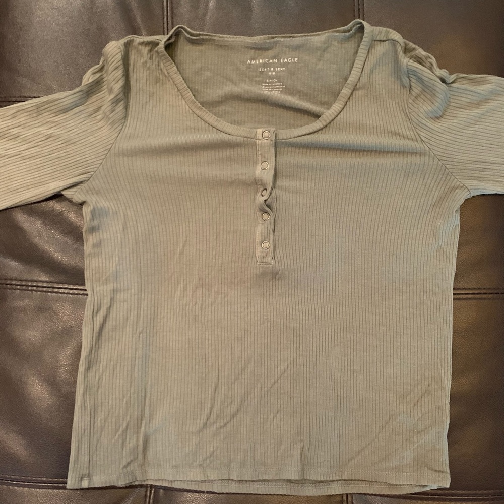 Ribbed long sleeve